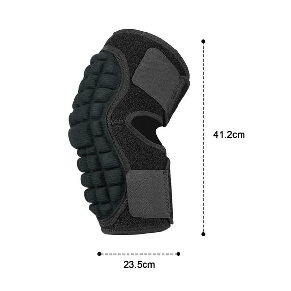 Planet Gates Black Compression Protective Elbow Pad with Fastener Tape Soft Sports Elbow Pad Breathable Padded Pain Relief Elbow Support Sleeve