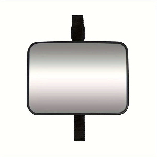 Planet Gates Black Crash Tested And Certified Shatterproof Car Mirror For Rear Facing Infant With Wide Crystal Clear View