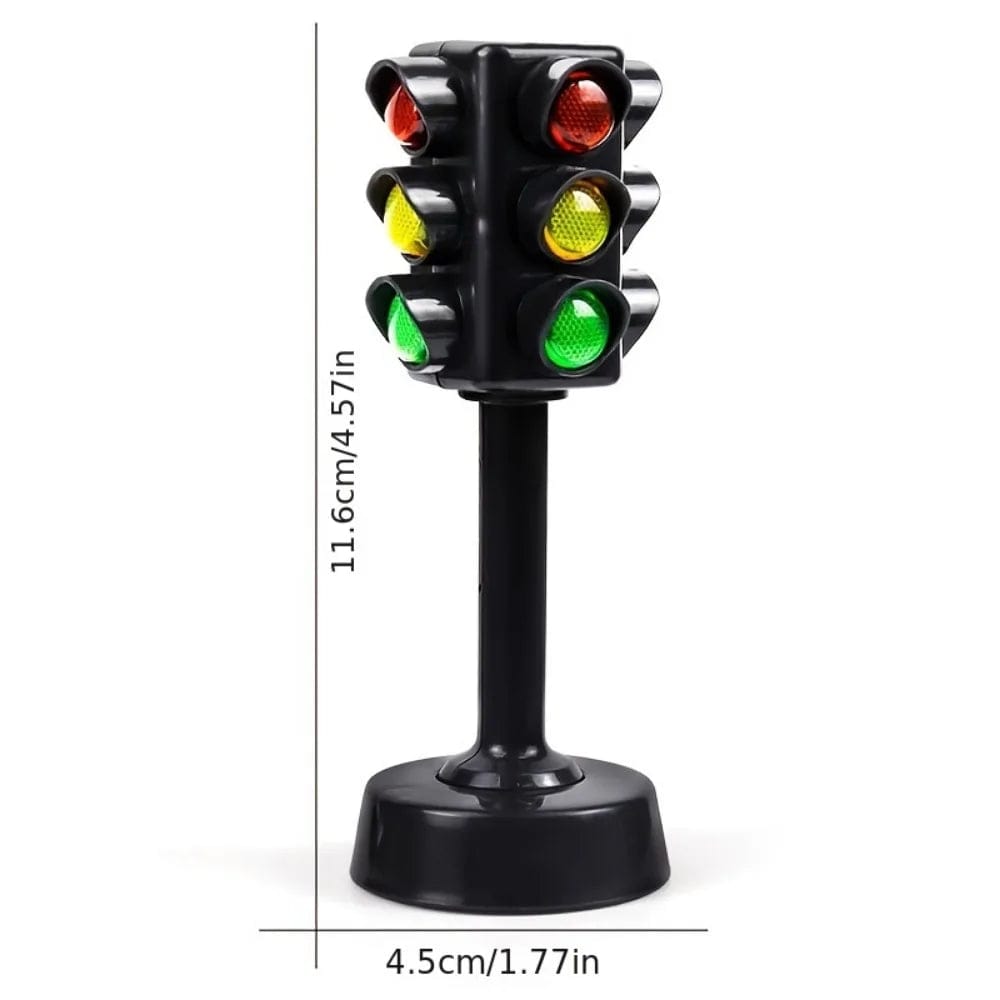 Planet Gates black Creative Toy Traffic Light Traffic Light Toy Model Parking Lot Scene Montessori Educational Toys