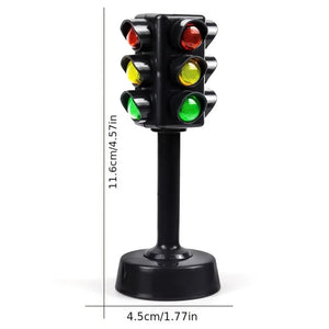 Planet Gates black Creative Toy Traffic Light Traffic Light Toy Model Parking Lot Scene Montessori Educational Toys