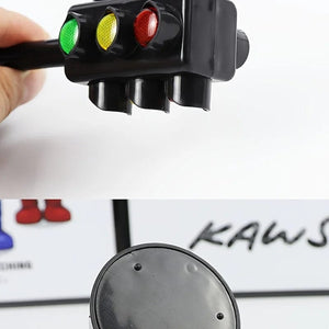 Planet Gates black Creative Toy Traffic Light Traffic Light Toy Model Parking Lot Scene Montessori Educational Toys