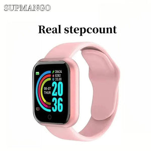 Planet Gates Black Customized True Pedometer Chip Multifunctional Smart Watch Men Women Bluetooth Connected Phone Music Fitness Sports Bracelet