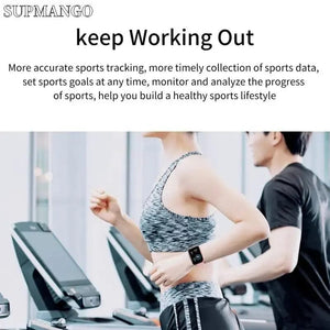 Planet Gates Black Customized True Pedometer Chip Multifunctional Smart Watch Men Women Bluetooth Connected Phone Music Fitness Sports Bracelet