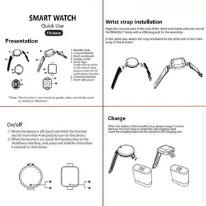 Planet Gates Black Customized True Pedometer Chip Multifunctional Smart Watch Men Women Bluetooth Connected Phone Music Fitness Sports Bracelet