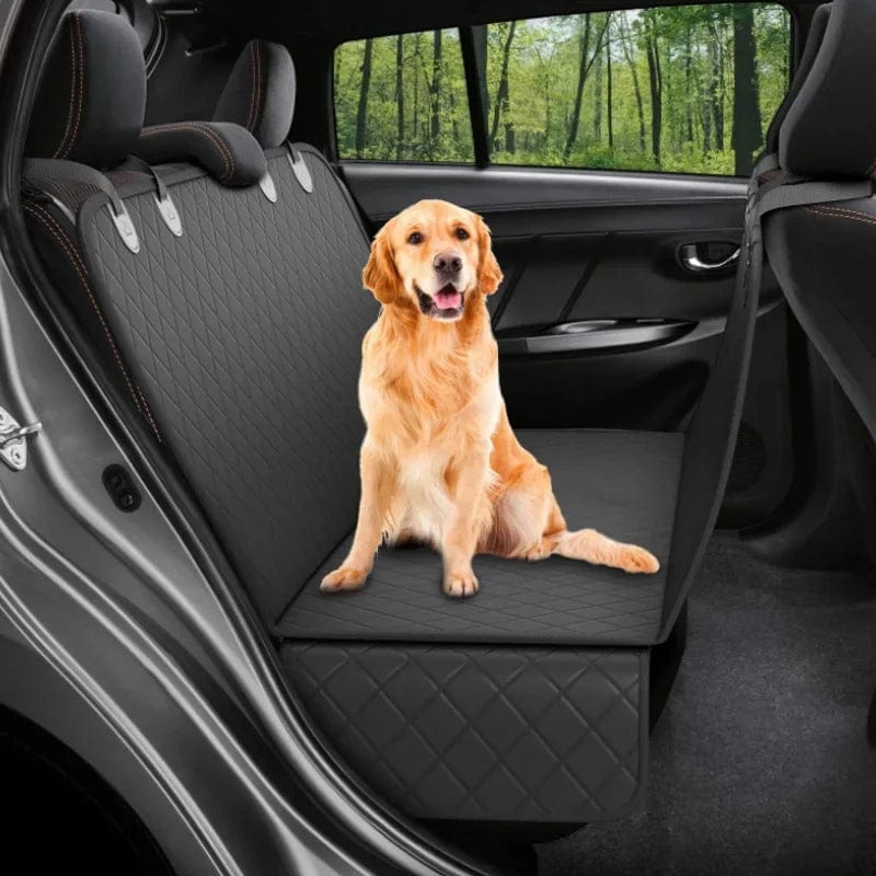 Planet Gates Black and orange Dog Car Seat Cover 100% Waterproof Pet Dog Carriers Travel Mat Hammock For Small Medium Large Dogs Car Rear Back Seat Safety Pad