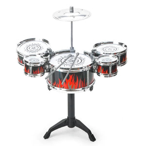 Planet Gates Black Drum sets for children beginners children's toys dynamic jazz drums for western percussion instrument