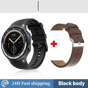Planet Gates black DT NO.1 DT Watch X smart watch 1.43" AMOLED Screen BT Call Photo Album Music Video playback record Compass DT watchx smartwatch