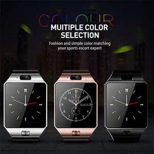 Planet Gates black DZ09 Smart Watch Sleep Monitor 1.56" HD Color Screen Built-in Sports Modes Smartwatch Fitness Tracker