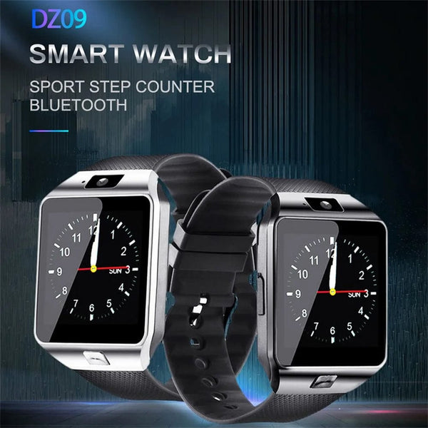 Planet Gates black DZ09 Smart Watch Sleep Monitor 1.56" HD Color Screen Built-in Sports Modes Smartwatch Fitness Tracker