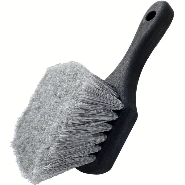 Planet Gates Black Effortlessly Clean Your Car's Wheels & Tires - Soft Bristle Car Wash Brush!