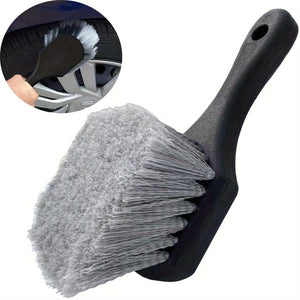 Planet Gates Black Effortlessly Clean Your Car's Wheels & Tires - Soft Bristle Car Wash Brush!