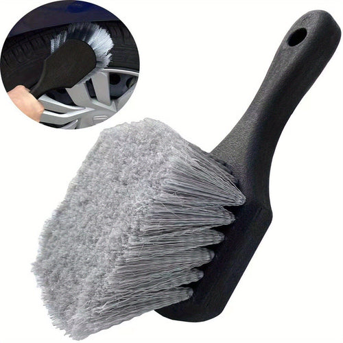 Planet Gates Black Effortlessly Clean Your Car's Wheels & Tires - Soft Bristle Car Wash Brush!