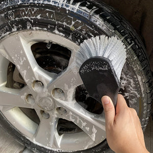 Planet Gates Black Effortlessly Clean Your Car's Wheels & Tires - Soft Bristle Car Wash Brush!