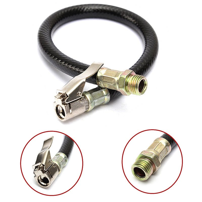 Planet Gates Black Effortlessly Inflate Your Tires with This Fast and Flexible Inflator Hose!