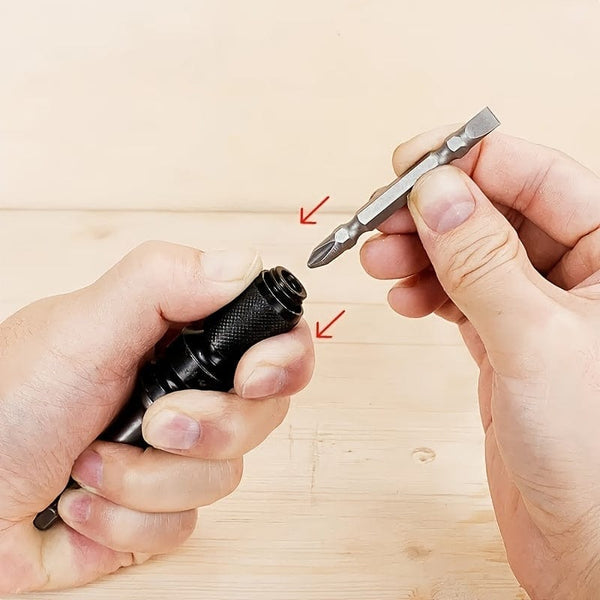 Planet Gates Black Electric Wrench Conversion Head Telescopic Bullet Sleeve Conversion Connector 1/2 To 1/4