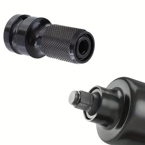 Planet Gates Black Electric Wrench Conversion Head Telescopic Bullet Sleeve Conversion Connector 1/2 To 1/4