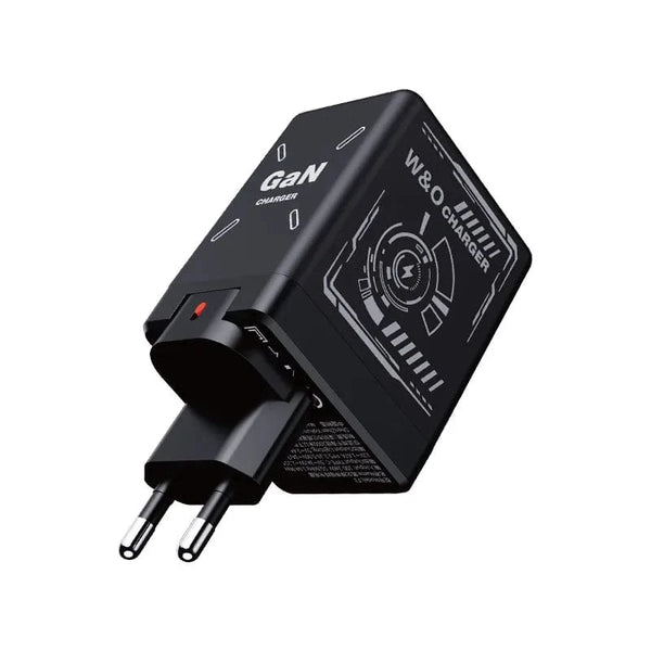 Planet Gates Black - EU Plug 20W GaN Fast Charging USB C Charger Super Charge Adapter Multi-protocol Compatibility Charger For Huawei iPhone Samsung New
