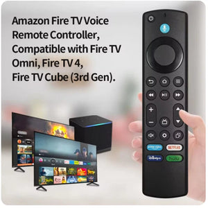 Planet Gates black Fire TV Alexa Replacement Remote Control,(4th Gen)Voice Remote,Used for Fire TV Omni Series Or Fire TV 4-Series Smart TV