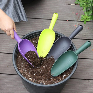 Planet Gates Black Flower Vegetables Planting Soil Loosening Shovel Home Gardening Tools Plastic Soil Shovels Succulent Plants Soil Shovels