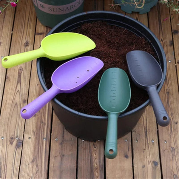Planet Gates Black Flower Vegetables Planting Soil Loosening Shovel Home Gardening Tools Plastic Soil Shovels Succulent Plants Soil Shovels