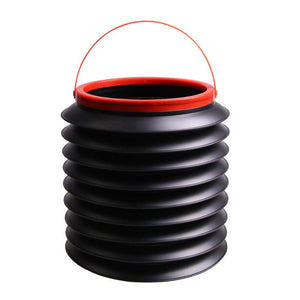 Planet Gates Black Foldable Car Trash Bin Outdoor Fishing Buckets Trash Can