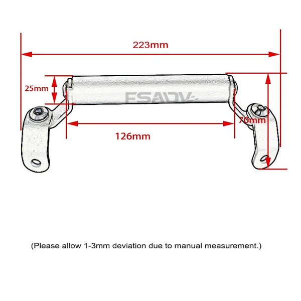 Planet Gates black For Benelli TRK702 TRK702X TRK 702 X 702X 2022 2023 2024 Motorcycle Mobile Phone Support Stand Holder GPS Navigation Bracket