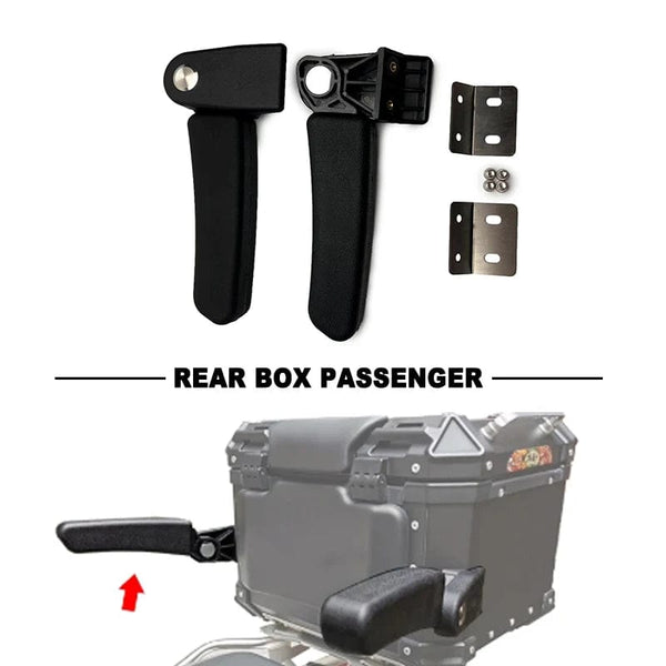 Planet Gates Black For BMW R1200GS R1250GS LC ADV Rear Box Passenger Armrest F750GS F850GS Adventure G310GS F800GS 2014-2023 2021 2022 Motorcycle