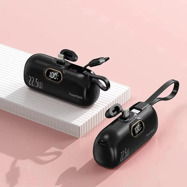 Planet Gates Black For iPhone / 10000mAh Mini Convenient Mobile Power Bank 30000mah Portable Fast Charging Suitable For iPhone 16  Samsung Xiaomi External Battery