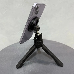 Planet Gates Black For Magsafe Magnet Tripods For Phone Live streaming bracket Tripod Smartphone Monopod Universal Tripod Stand For Phone Holderic