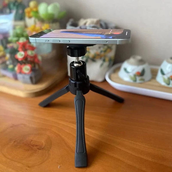 Planet Gates Black For Magsafe Magnet Tripods For Phone Live streaming bracket Tripod Smartphone Monopod Universal Tripod Stand For Phone Holderic