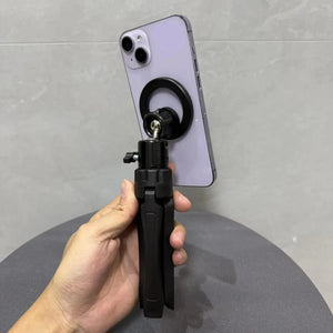 Planet Gates Black For Magsafe Magnet Tripods For Phone Live streaming bracket Tripod Smartphone Monopod Universal Tripod Stand For Phone Holderic