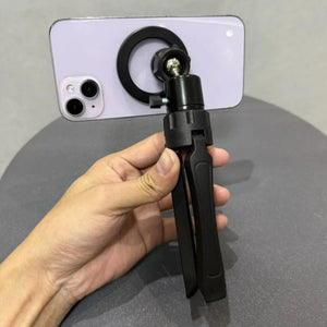 Planet Gates Black For Magsafe Magnet Tripods For Phone Live streaming bracket Tripod Smartphone Monopod Universal Tripod Stand For Phone Holderic