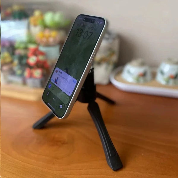 Planet Gates Black For Magsafe Magnet Tripods For Phone Live streaming bracket Tripod Smartphone Monopod Universal Tripod Stand For Phone Holderic