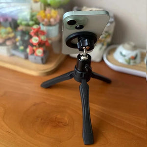 Planet Gates Black For Magsafe Magnet Tripods For Phone Live streaming bracket Tripod Smartphone Monopod Universal Tripod Stand For Phone Holderic
