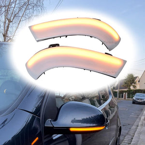 Planet Gates Black For VW GOLF 5 GTI V MK5 Jetta Passat B5.5 B6 Sharan Superb EOS Dynamic LED Turn Signal Light Side Wing Mirror Indicator