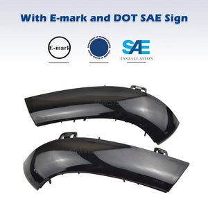 Planet Gates Black For VW GOLF 5 GTI V MK5 Jetta Passat B5.5 B6 Sharan Superb EOS Dynamic LED Turn Signal Light Side Wing Mirror Indicator