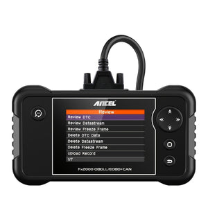 Planet Gates Black FX2000 Car OBD2 Scanner ABS SRS Transmission Airbag OBDII Scanner Diagnostic Tool, Check Car Engine Code Reader, Vehicle Scan Tool
