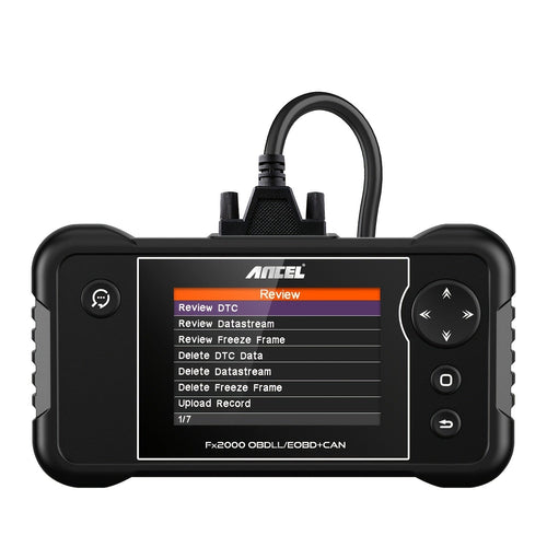 Planet Gates Black FX2000 Car OBD2 Scanner ABS SRS Transmission Airbag OBDII Scanner Diagnostic Tool, Check Car Engine Code Reader, Vehicle Scan Tool