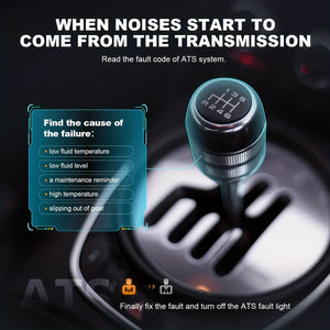 Planet Gates Black FX2000 Car OBD2 Scanner ABS SRS Transmission Airbag OBDII Scanner Diagnostic Tool, Check Car Engine Code Reader, Vehicle Scan Tool