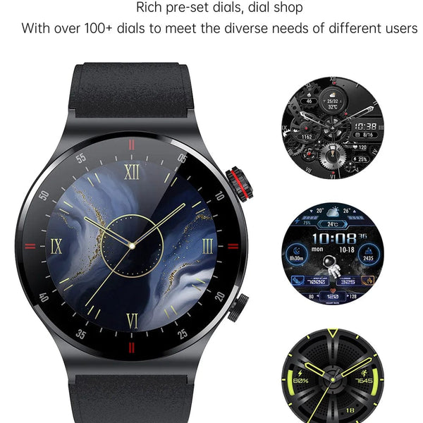 Planet Gates Black G / With Original Box 2023 Luxury Smart Watches Men NFC BT Call Fitness Waterproof Sports Wrist Intelligent Smartwatches for Women Kids Xiaomi Huawei