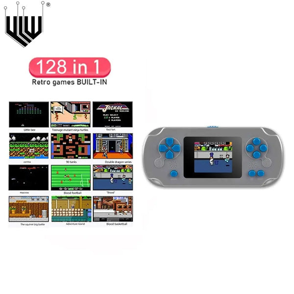 Planet Gates Black GAMINJA GC31 Retro Portable Mini Handheld Video Game Console TFT Color Screen Kids Game Player Built in 8Bit Games