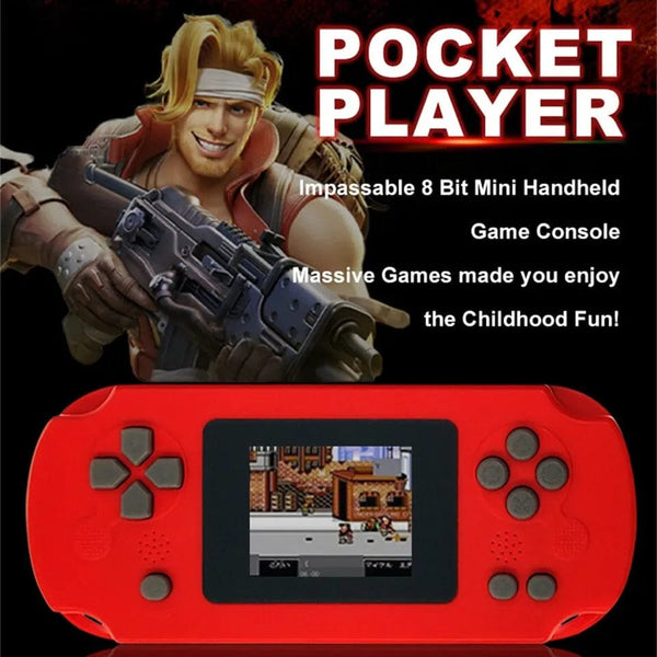 Planet Gates Black GAMINJA GC31 Retro Portable Mini Handheld Video Game Console TFT Color Screen Kids Game Player Built in 8Bit Games
