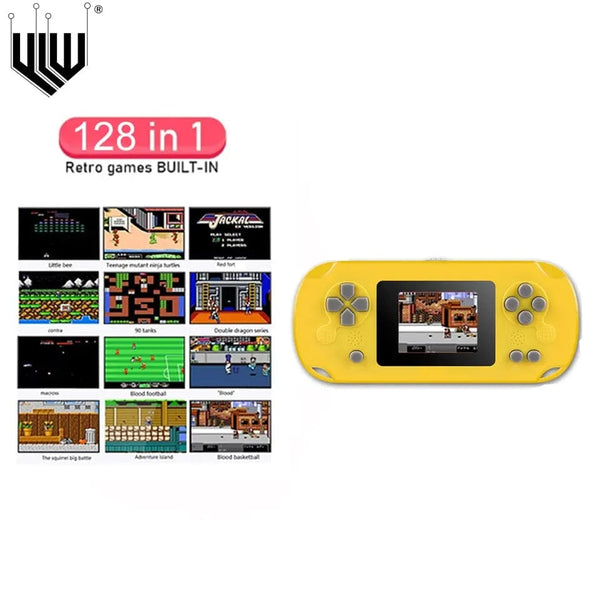Planet Gates Black GAMINJA GC31 Retro Portable Mini Handheld Video Game Console TFT Color Screen Kids Game Player Built in 8Bit Games