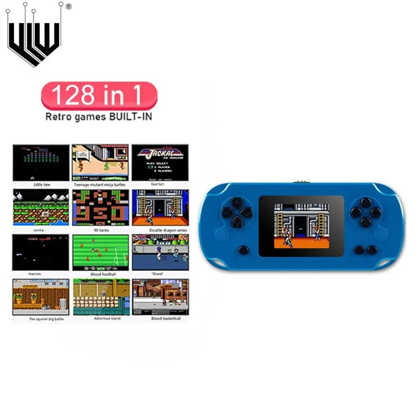 Planet Gates Black GAMINJA GC31 Retro Portable Mini Handheld Video Game Console TFT Color Screen Kids Game Player Built in 8Bit Games
