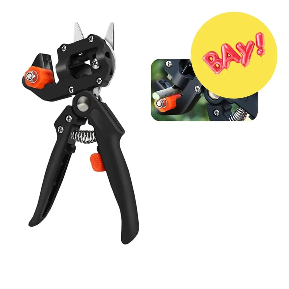 Planet Gates black Garden Tools Professional Farming Pruning Shears Grafting Scissor Fruit Tree Vaccination Secateurs Pruning Cutting Knife