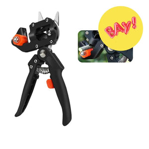 Planet Gates black Garden Tools Professional Farming Pruning Shears Grafting Scissor Fruit Tree Vaccination Secateurs Pruning Cutting Knife