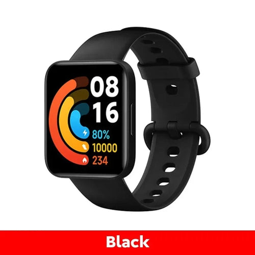 Planet Gates Black Global Version POCO Watch 1.6'' AMOLED Display 14 Days Battery GPS Always-on Watch Face Blood Oxygen Smartwatch