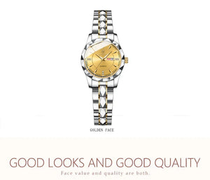 Planet Gates Black Gold Japan Quartz Movement Golden Watches Women Top Brand Luxury Stainless Steel Strap Date Week Watch Clock Reloj Hombre