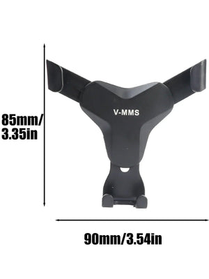 Planet Gates Black Gravity Car Holder Auto Air Vent Mount Clip Bracket Cell Holder No Magnetic GPS Mobile Phone Stand for IPhone 15 Xiaomi Samsung