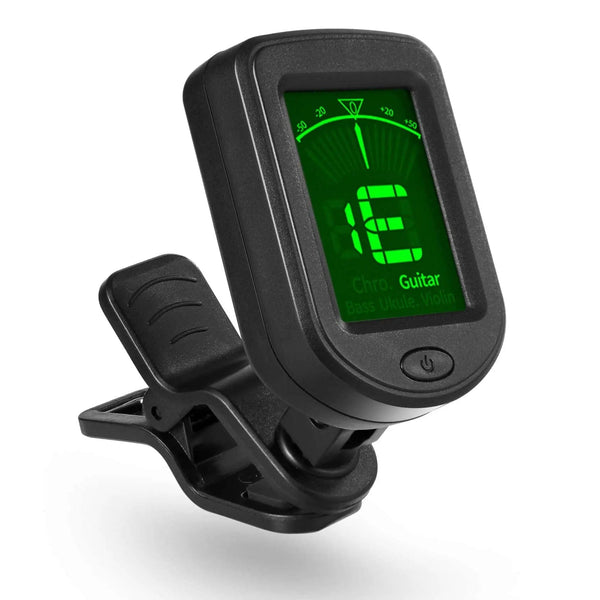 Planet Gates black Guitar Tuner For All Instruments Clip on Electronic Tuner for Guitar Bass Ukulele Violin Mandolin Banjo